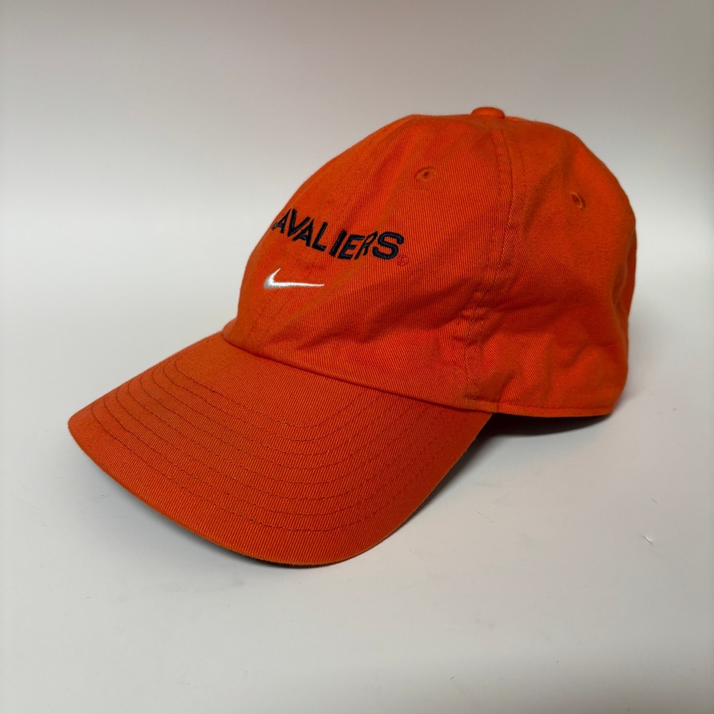 Nike Virginia Cavaliers Hat Mens ML Orange On-Field Club Cap Adjustable UVA Hat